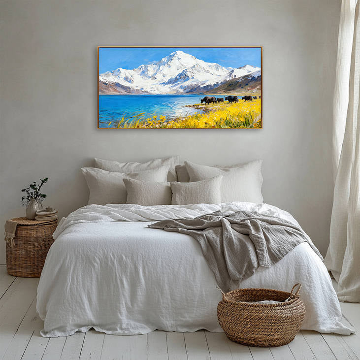 Handmade Landscape Canvas Painting #YX367