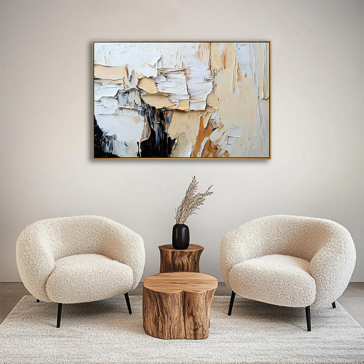 Hand Painted Impasto Art #YX106