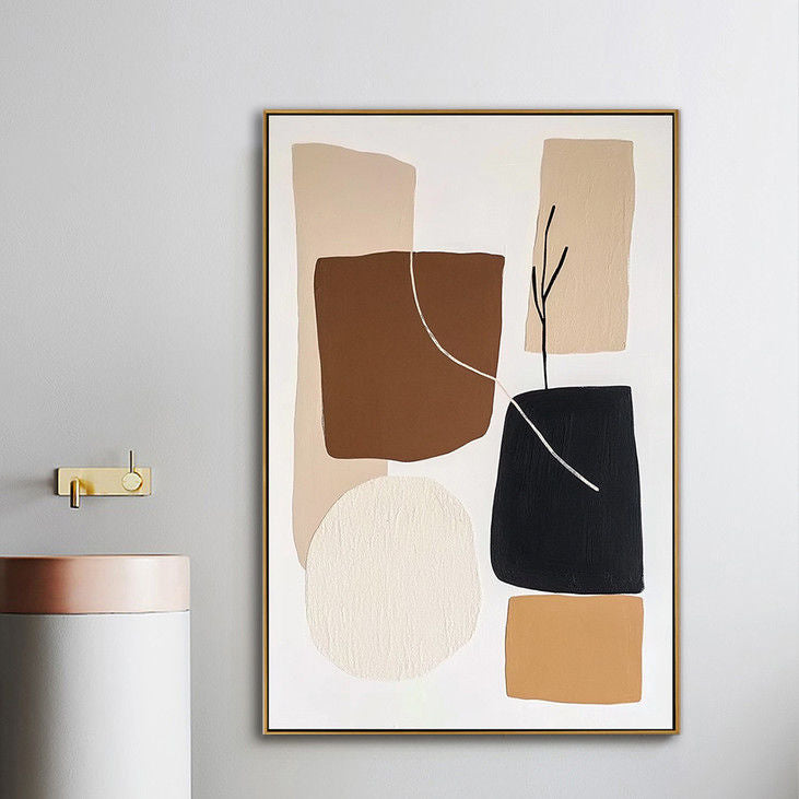 Modern Abstract Shapes Wall Decor #YX96