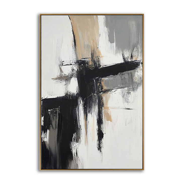 Contemporary Abstract: Neutral Tones for Modern Interiors #YX175