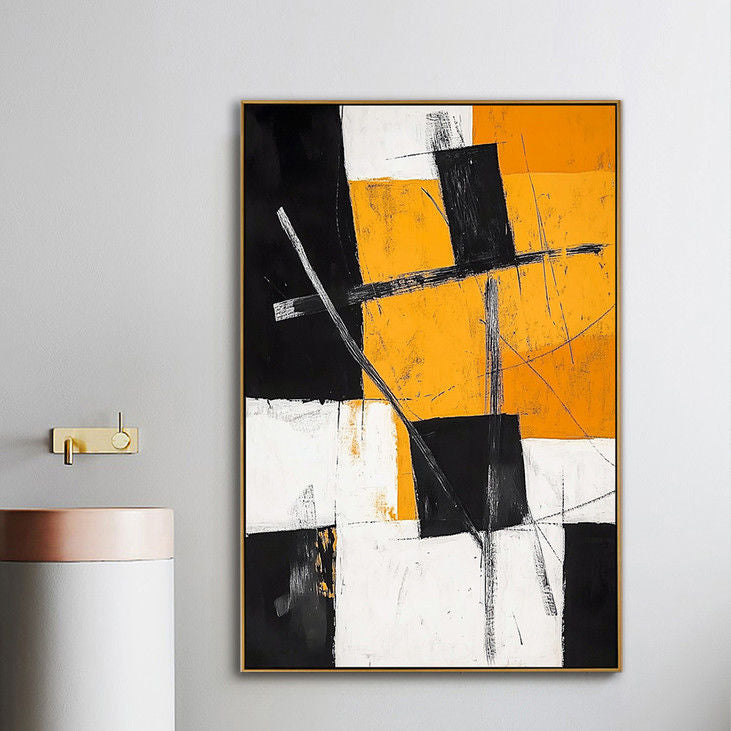 Contemporary Geometric Abstract Art #YX94