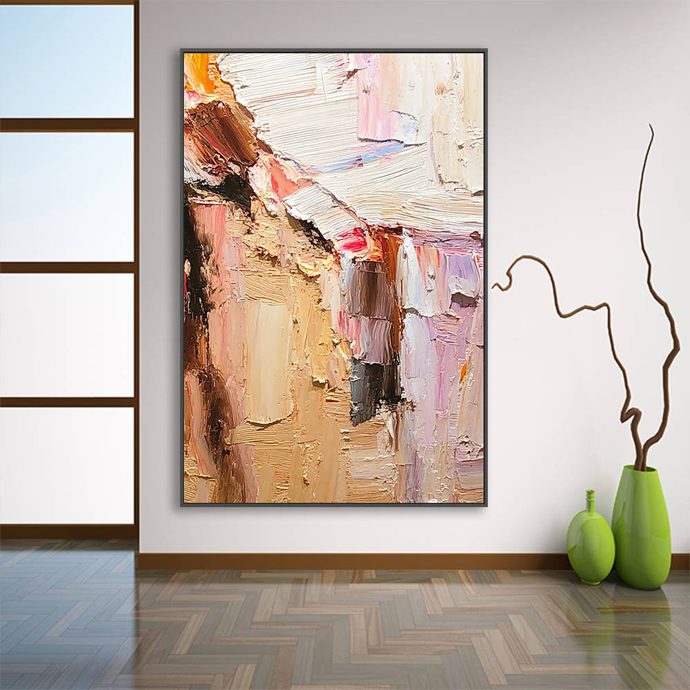 Abstract Textured Painting on Canvas #YX320