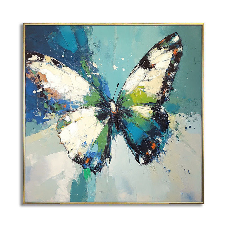 Colorful Butterfly Handmade Canvas Painting #YX24