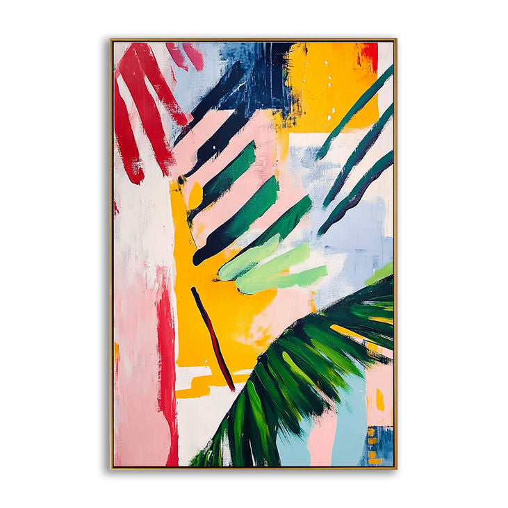 Vibrant Abstract Art: Colorful Modern Canvas #YX187