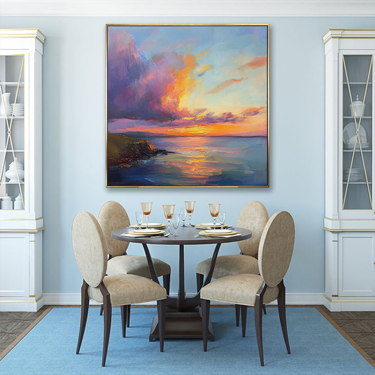 Romantic Coastal Landscape Art #YX158