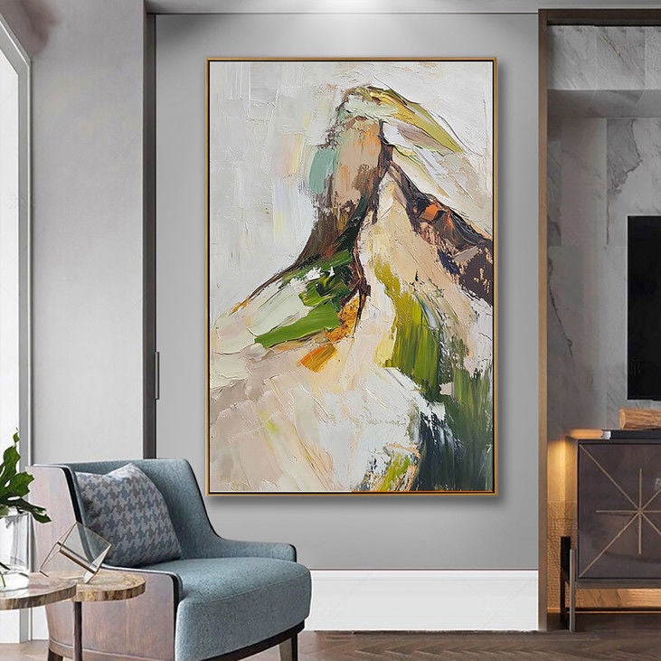 Soft Toned Abstract Nature Art #YX59