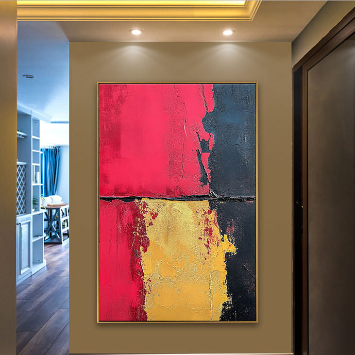 Artistic Bold Color Abstract Painting #YX169