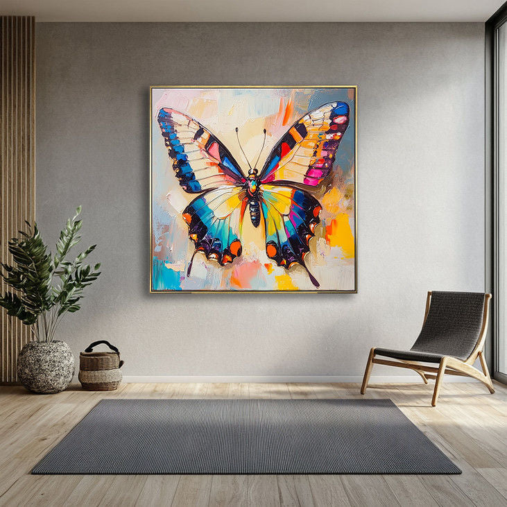 3D Textured Butterfly Canvas #YX34