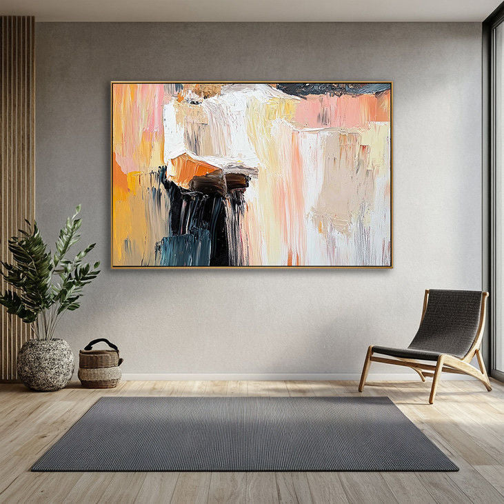 Abstract Impasto Canvas Art #YX107