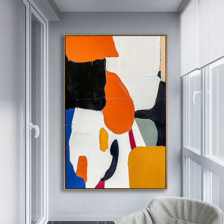 Hand Painted Contemporary Abstract Art  #YX54
