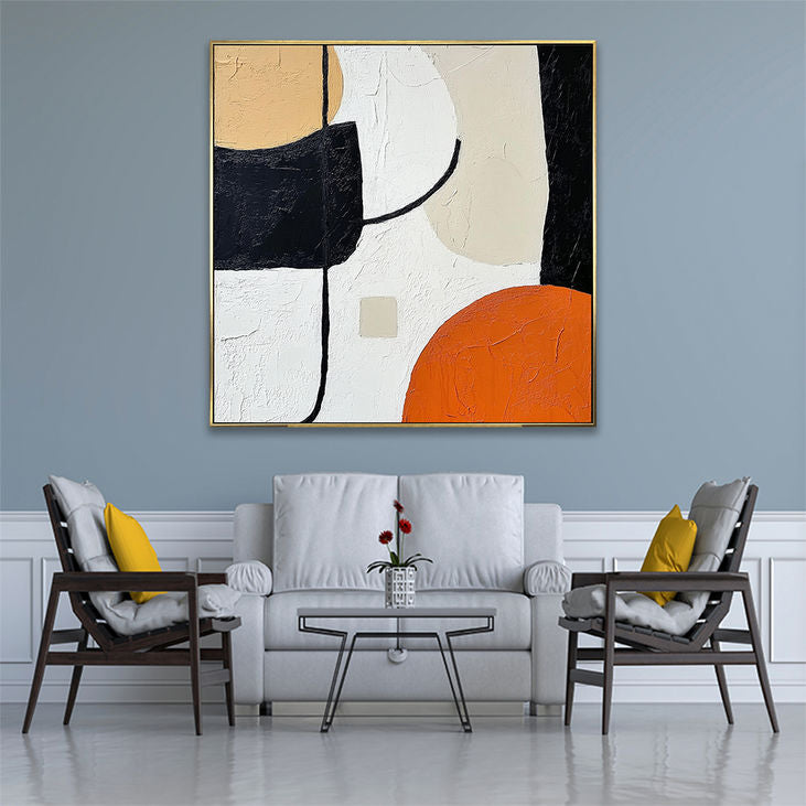 Modern Minimalist Abstract Geometric Wall Art #YX155