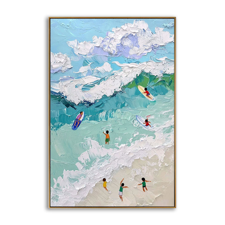 Coastal Impasto Wall Art #YX189