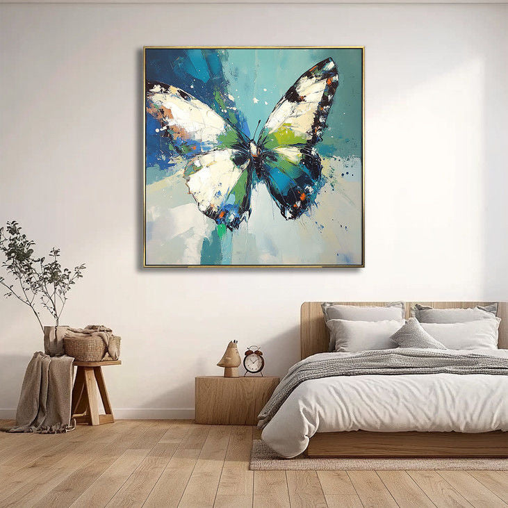 Colorful Butterfly Handmade Canvas Painting #YX24