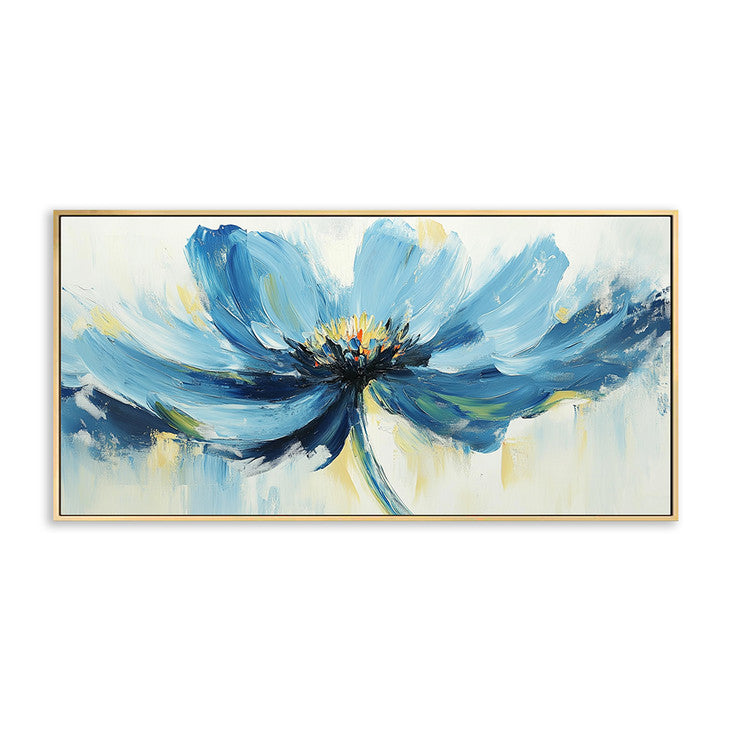 Blue Blossom Canvas for Living Room #VA350