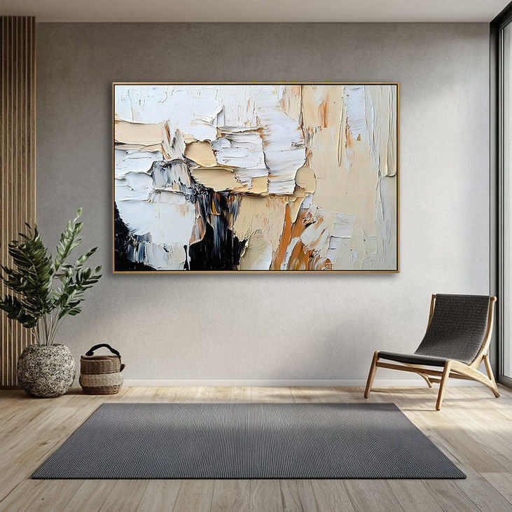 Hand Painted Impasto Art #YX106