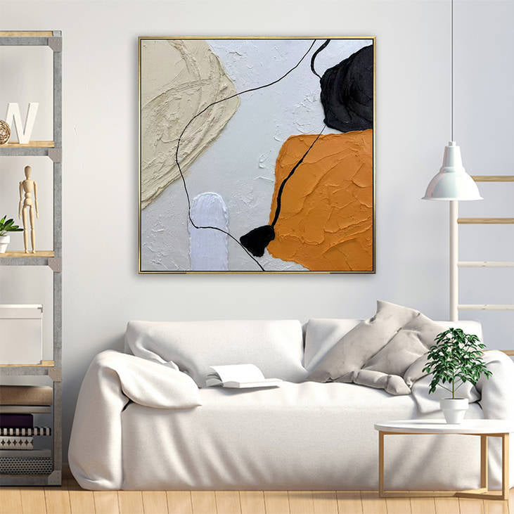 Handmade Abstract Textured Canvas Wall Art #YX297