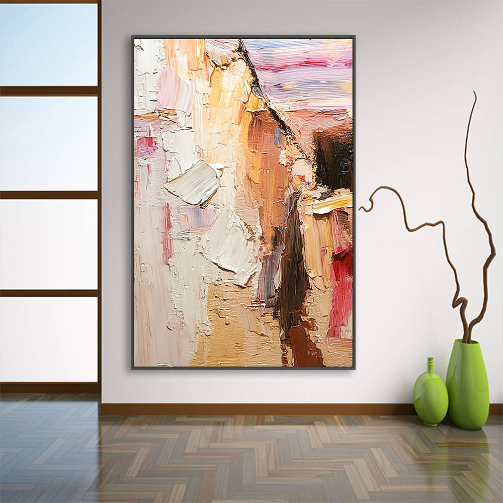 Handmade Abstract Canvas Painting #YX321