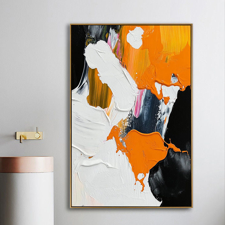 Hand Painted Modern Abstract Art #YX52