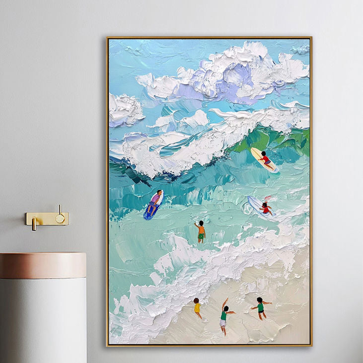 Coastal Impasto Wall Art #YX189