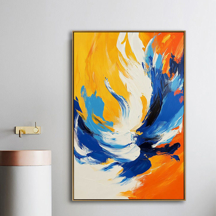 Vibrant Color Block Abstract Wall Art #YX66