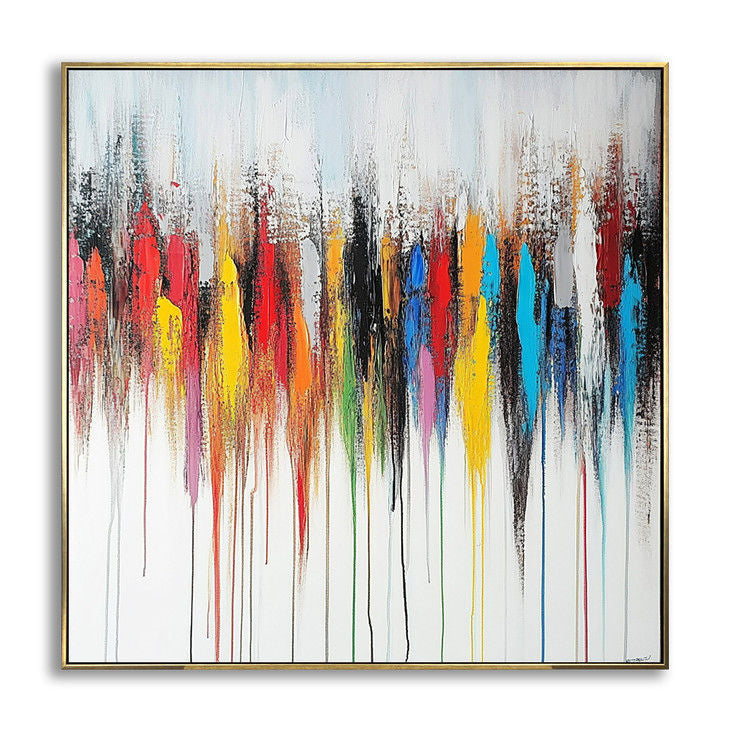 Modern Drip Style Wall Art #YX138